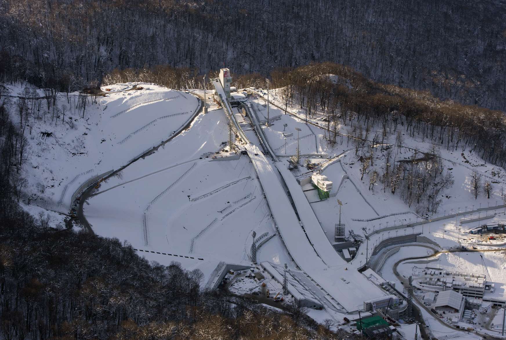 Комплекс для прыжков с трамплина «Русские горки» Сочи